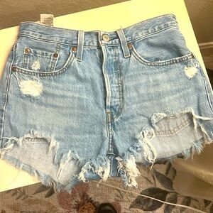Levi's 501 original cut offs sz 27 - good used condition